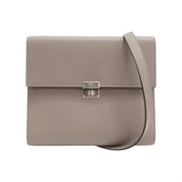 大象灰 EPSOM牛皮 Click 16 肩背包 銀扣 C刻 【HERMES 愛馬仕】 H073509CK