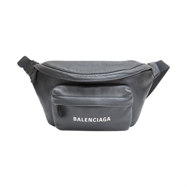 黑色 牛皮 Every Day 腰包【Balenciaga 巴黎世家】 552375