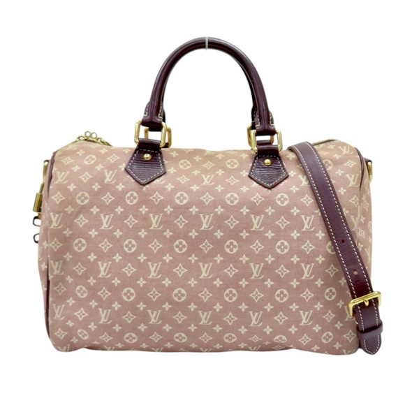 粉色 原花 Idylle帆布 Speedy Bandouliere 30 兩用包【LOUIS VUITTON LV 路易威登】 M56704