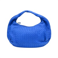 藍色 編織羊皮 Veneta Hobo 手提包【BOTTEGA VENETA BV 寶緹嘉】