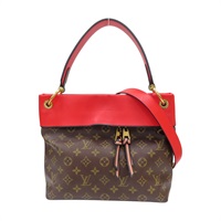 紅/棕色 帆布 Tuile Reevess 肩背包 M43798【LOUIS VUITTON LV 路易威登】 M43798