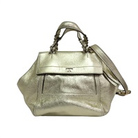 金色牛皮 兩用包【TORY BURCH 湯麗柏琦】