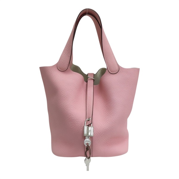 櫻花粉 TC牛皮 Picotin Lock 22 手提包 H060991CK3Q T刻【HERMES 愛馬仕】 H060991CK3Q