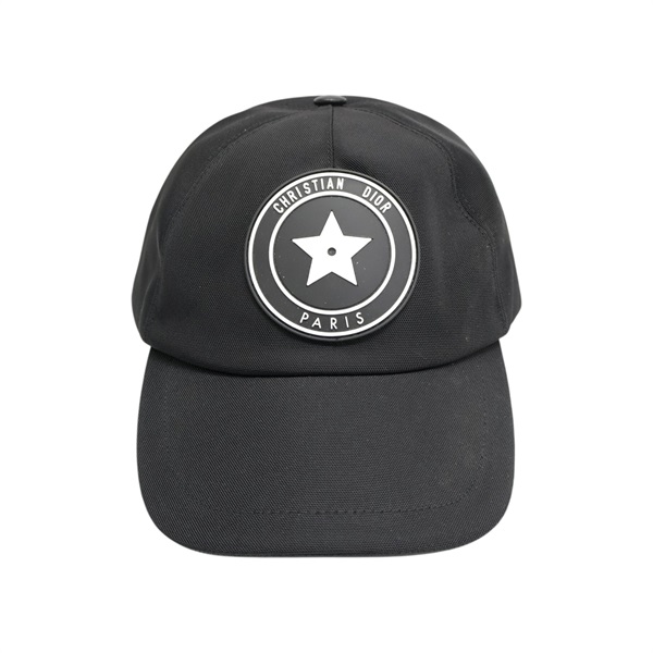 黑色 棉布 logo star rubber cap 帽子 【Dior 迪奧 】 24BCP922E156