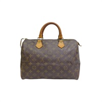 棕色 原花帆布 Speedy 30 波士頓包 M41526 (無鑰匙) 【LOUIS VUITTON LV 路易威登】 M41526