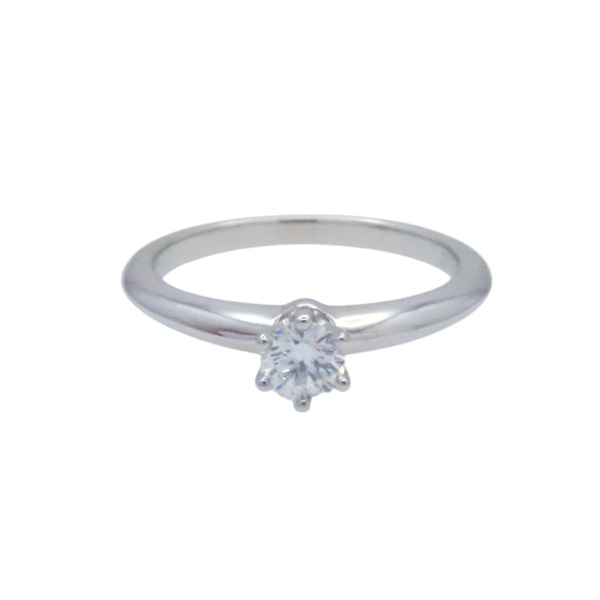 PT950 鉑金 鑽石 solitale 戒指【Tiffany & Co 蒂芬妮】