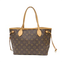 棕色 原花帆布 Never Full PM 手提包【LOUIS VUITTON LV 路易威登】 M40155