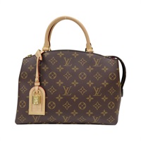 棕色 原花帆布 Petit Palais 兩用包 無背帶/鑰匙【LOUIS VUITTON LV 路易威登】 M45900