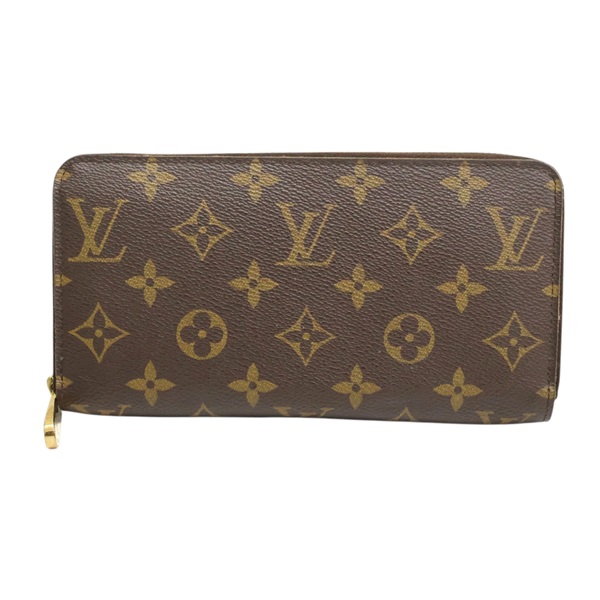棕色 原花 帆布 Zippy Wallet 拉鍊長夾【LOUIS VUITTON LV 路易威登】 M60017
