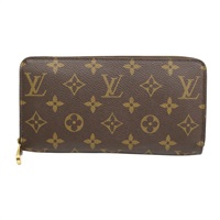 棕色 原花 帆布 Zippy Wallet 拉鍊長夾【LOUIS VUITTON LV 路易威登】 M60017