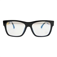 黑色膠框 金色鍍邊 平光眼鏡【CHANEL 香奈兒】 3478-S-A