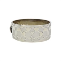 銀色 金屬 手環【COACH 寇馳】