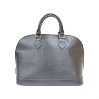 黑色 EPI水波紋 牛皮 Alma PM 手提包【LOUIS VUITTON LV 路易威登】 M52142