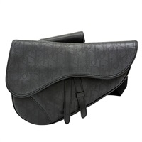 黑色 牛皮 Saddle 馬鞍包【Dior 迪奧】 1ADPO093VPI