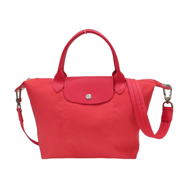 紅色 帆布 Le Pliage Neo 兩用包【Longchamp 瓏驤】 1512578A27