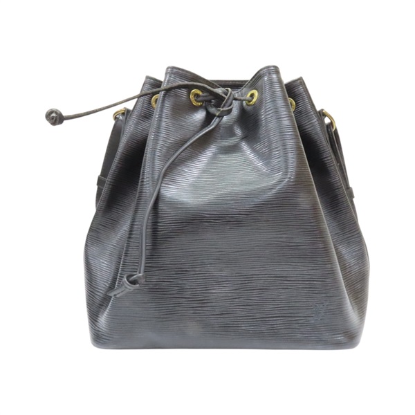 黑色 EPI水波紋 牛皮 Petit Noe 水桶包 肩背包【LOUIS VUITTON LV 路易威登】 M59012