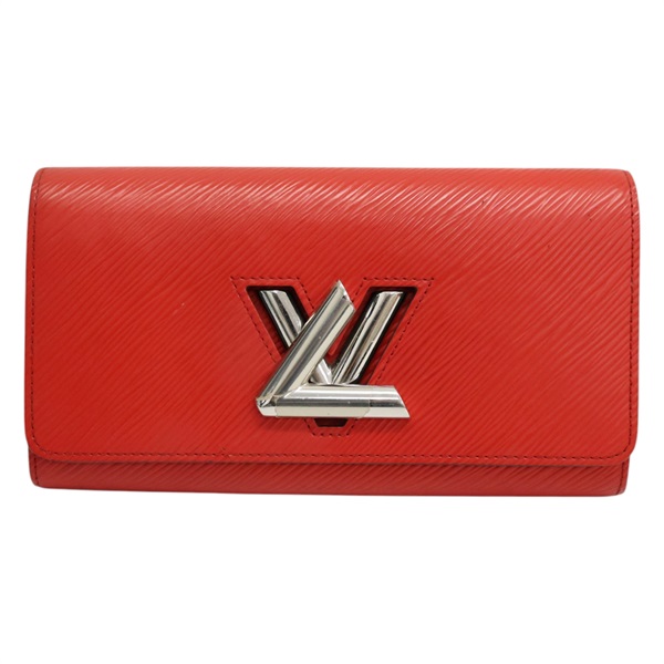 紅色 EPI水波紋 牛皮 長夾【LOUIS VUITTON LV 路易威登】 M61179