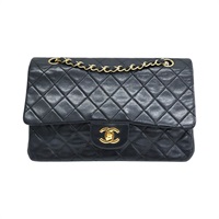 黑色 羊皮 COCO 25 鍊帶 肩背包 金扣【CHANEL 香奈兒】 A01112