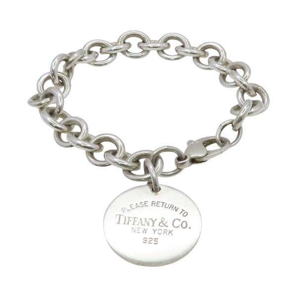 925純銀 Round Tag 圓牌 手鍊【Tiffany & Co 蒂芬妮】