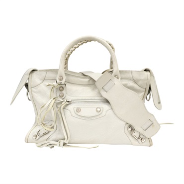 灰色 山羊皮 City Small 兩用包【BALENCIAGA 巴黎世家】 431621