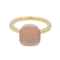 18K玫瑰金 粉水晶 戒指【Pomellato寶曼蘭朵】