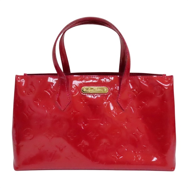紅色 漆皮皮革 Wilshire 手提包【LOUIS VUITTON LV 路易威登】 M93642