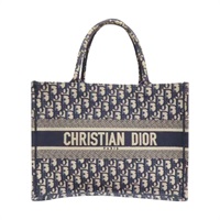 藍色 Oblique 緹花帆布 Book Tote 中型 托特包 手提包【Dior 迪奧】 M1296ZRIW_M828
