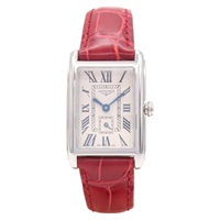 米白色錶盤  紅色鱷魚皮錶帶 不鏽鋼 DolceVita 碗表【LONGINES 浪琴表】 L5.255.4