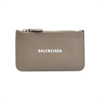 棕色牛皮 拉鍊 卡夾 零錢包【BALENCIAGA 巴黎世家】 594214