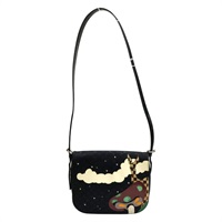 黑色帆布 Contes de Fees 肩背包 M92273【LOUIS VUITTON LV 路易威登】 M92273