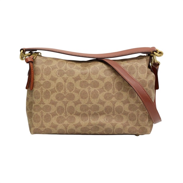 棕色 PVC塗層帆布 Shay Crossbody 兩用包 93847【COACH 寇馳】 93847