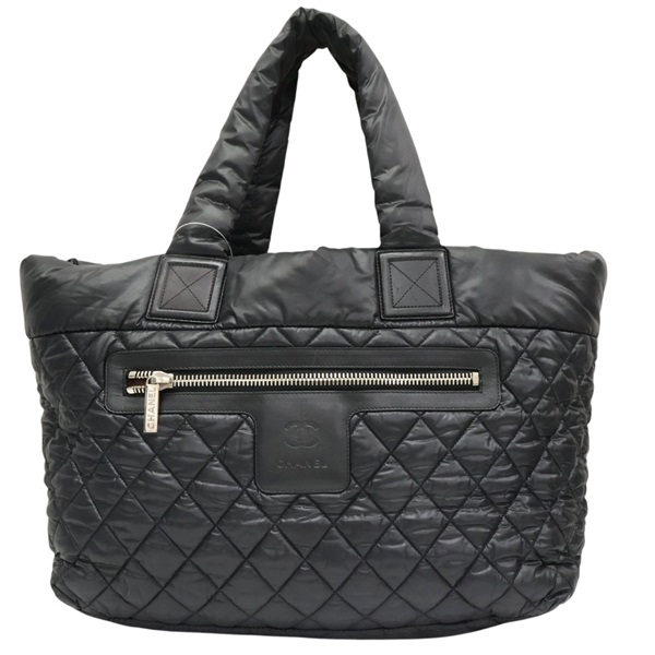黑色 尼龍 Coco Cocoon 空氣包 手提包 (無卡)【CHANEL 香奈兒】 A48611
