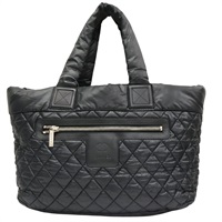 黑色 尼龍 Coco Cocoon 空氣包 手提包 (無卡)【CHANEL 香奈兒】 A48611