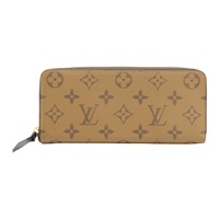 棕色 原花帆布 Clemence 拉鍊長夾 M82336【LOUIS VUITTON LV 路易威登】 M82336