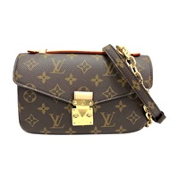 棕色 原花帆布 Pochette Metis East West 肩背包【LOUIS VUITTON LV 路易威登】 M46279