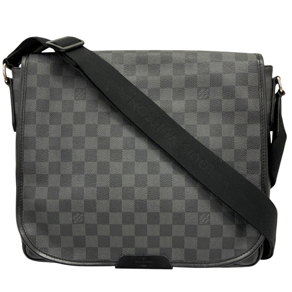 黑灰色 棋盤格 Daniel MM 郵差包 肩背包【LOUIS VUITTON LV 路易威登】 N58029