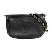 黑色 原花牛皮 Multi Pochette Accessoires 肩背包 M80399【LOUIS VUITTON LV 路易威登】 M80399