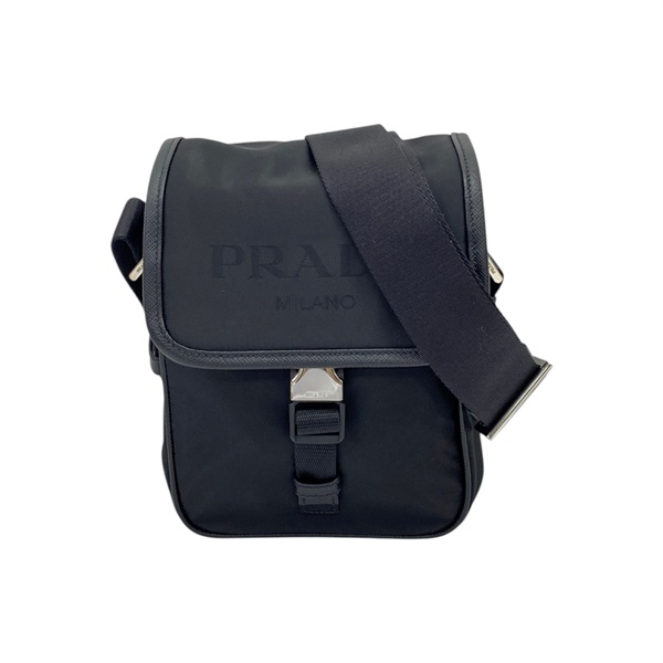 黑色 尼龍 Re-nylon  肩背包 2VD028【PRADA普拉達】 2VD028