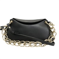 黑色 牛皮 Juana 肩背包【Chloe 克羅伊】 CHC22SS277G27