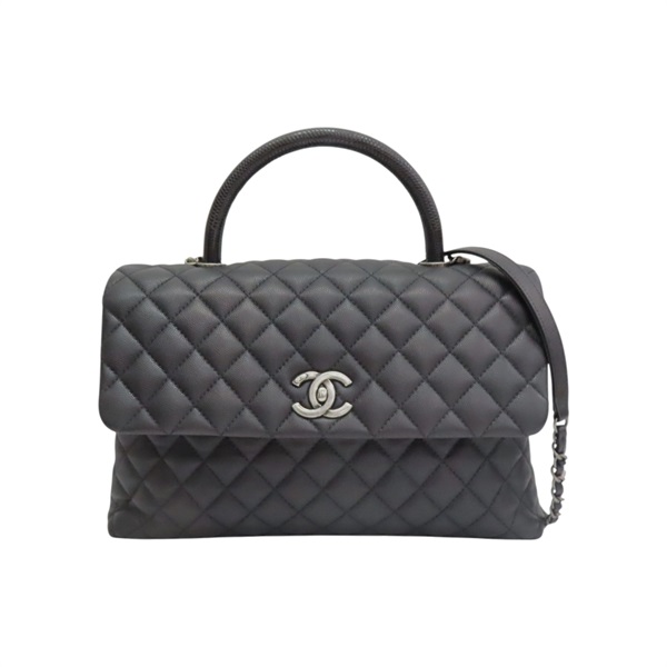 黑色牛皮 Coco Handle 兩用包 A92992【CHANEL 香奈兒】 A92992