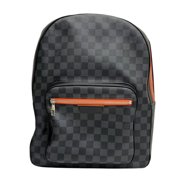 黑色 棋盤格帆布 Josh 雙肩包 後背包【LOUIS VUITTON LV 路易威登】 N42403