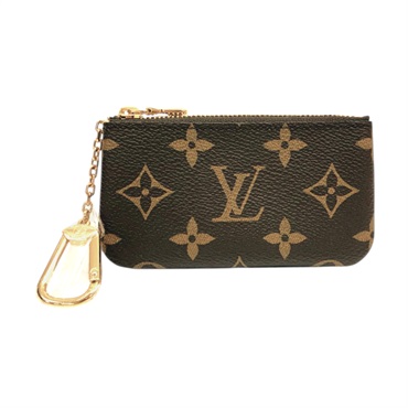 棕色 原花帆布 Pochette Cle 鑰匙 零錢包【LOUIS VUITTON LV 路易威登】 M62650