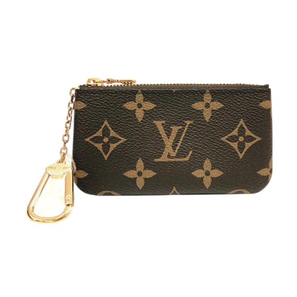 棕色 原花帆布 Pochette Cle 鑰匙 零錢包【LOUIS VUITTON LV 路易威登】 M62650