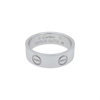 18K白金 LOVE RING 戒指 51【Cartier 卡地亞】 B4084700