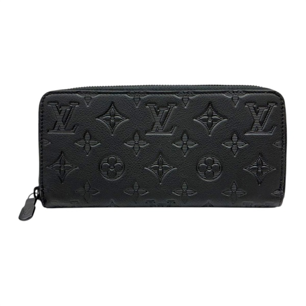 黑色 壓花Shadow牛皮 Zippy Horizontal 拉鍊 長夾【LOUIS VUITTON LV 路易威登】 M80333