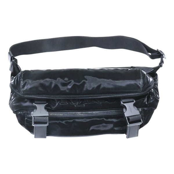黑色 尼龍 Gaby Quilted 胸包 腰包【SAINT LAURENT YSL 聖羅蘭 】 758258