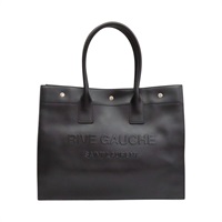 黑色 牛皮 Rive Gauche Tote Bag 手提包【SAINT LAURENT YSL 聖羅蘭 】 686266