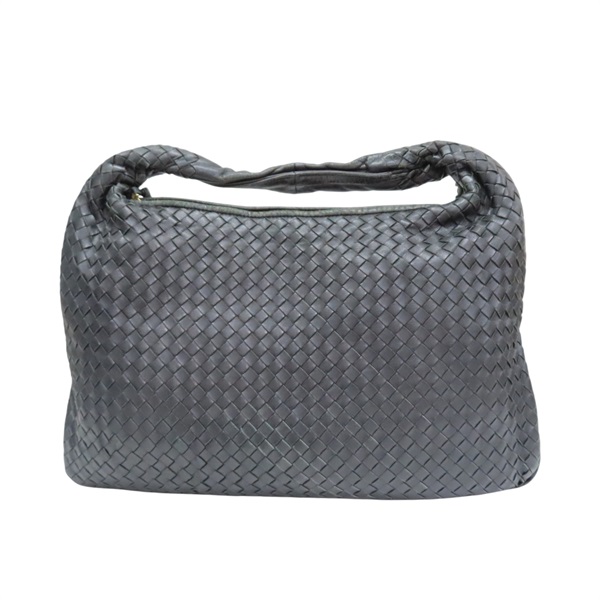 黑色 羊皮編織 Intrecciato One 肩背包【BOTTEGA VENETA BV 寶緹嘉】 115644