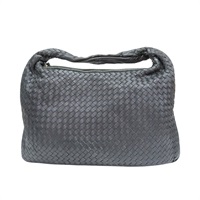 黑色 羊皮編織 Intrecciato One 肩背包【BOTTEGA VENETA BV 寶緹嘉】 115644