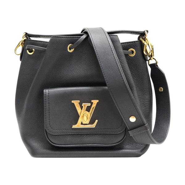黑色 牛皮 Lock Me Bucket NV 兩用包【LOUIS VUITTON LV 路易威登】 M57687